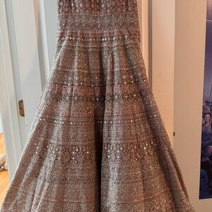 Elegant Sequin Embellished Skirt